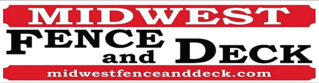 Logo with Just the words Midwest Fence and Deck